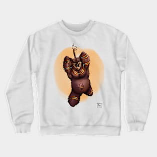 Combat Wombat - Cute Australian Animal Art Crewneck Sweatshirt